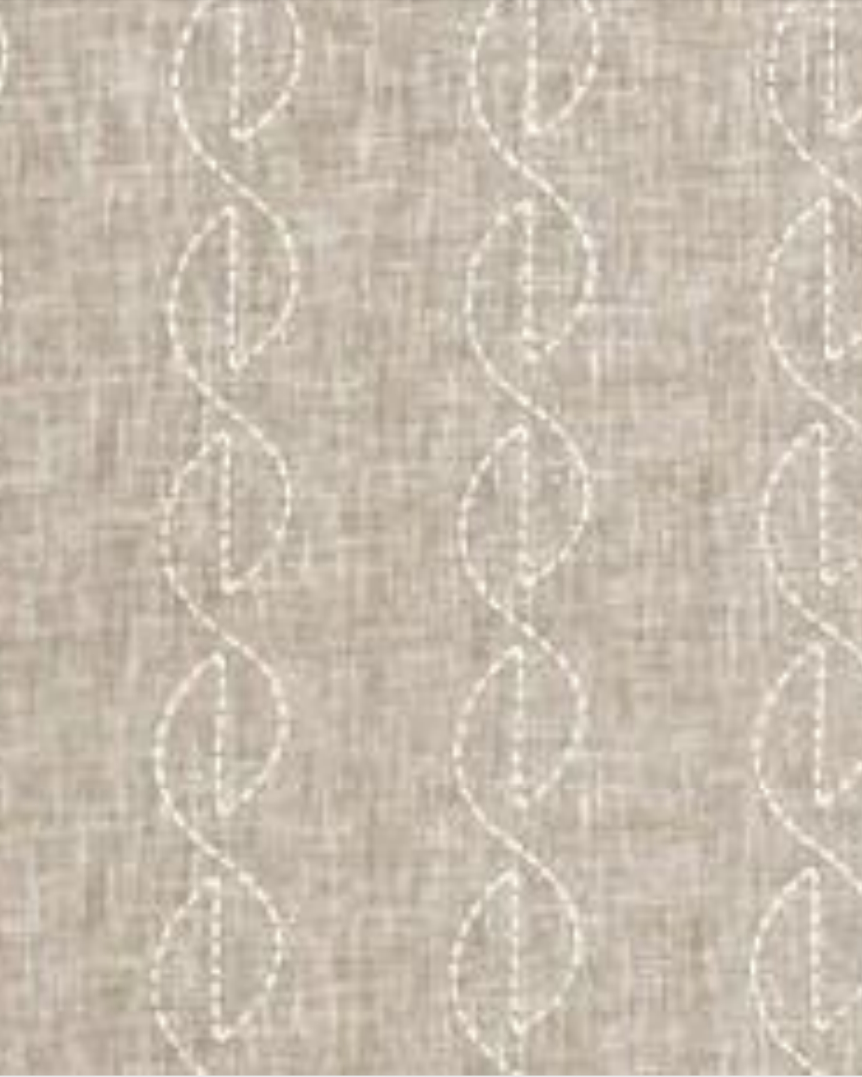 Beige Whisper Embroidery Drapes